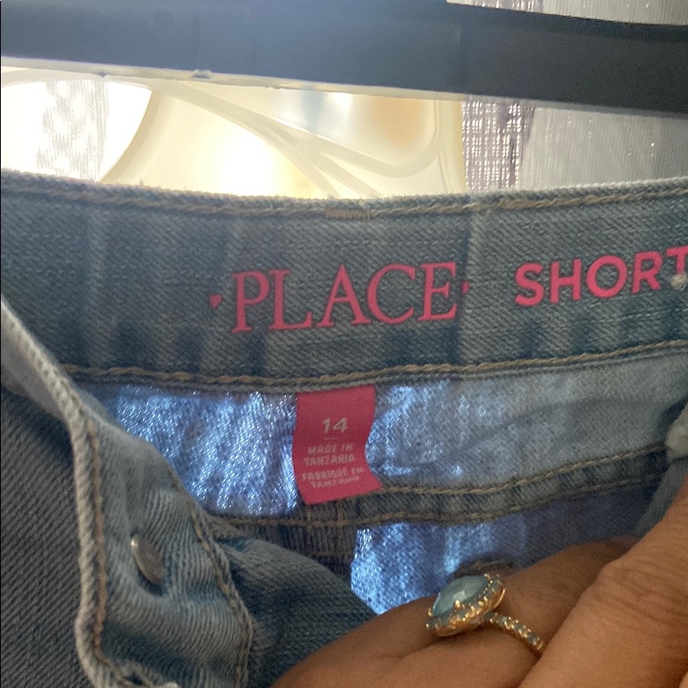 Place Light Blue Denim Shorts
